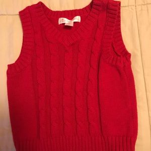 Red Cherokee sweater vest